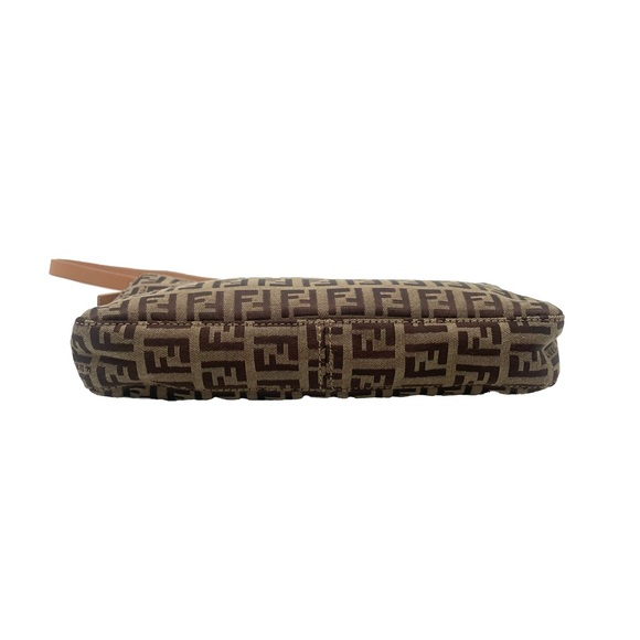 ✨SOLD✨Fendi Brown Zucchino Shoulder Bag - Picture 4 of 6